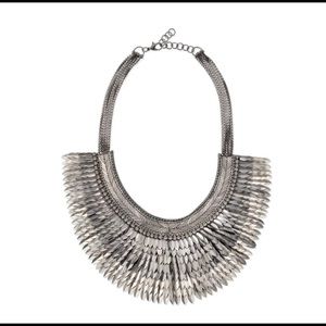 Stella & Dot Silver Pegasus Necklace
